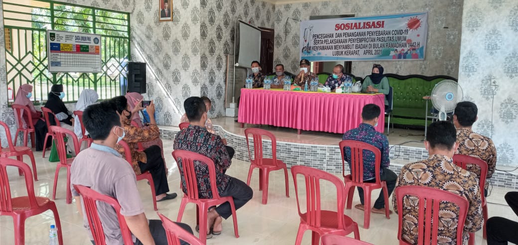 Sosialisasi Peraturan Bupati Tentang Peran Desa Dalam Konvergensi Stunting Di Kabupaten Rokan Hulu di Desa Lubuk Krapat, Kec. Rambah Hilir 